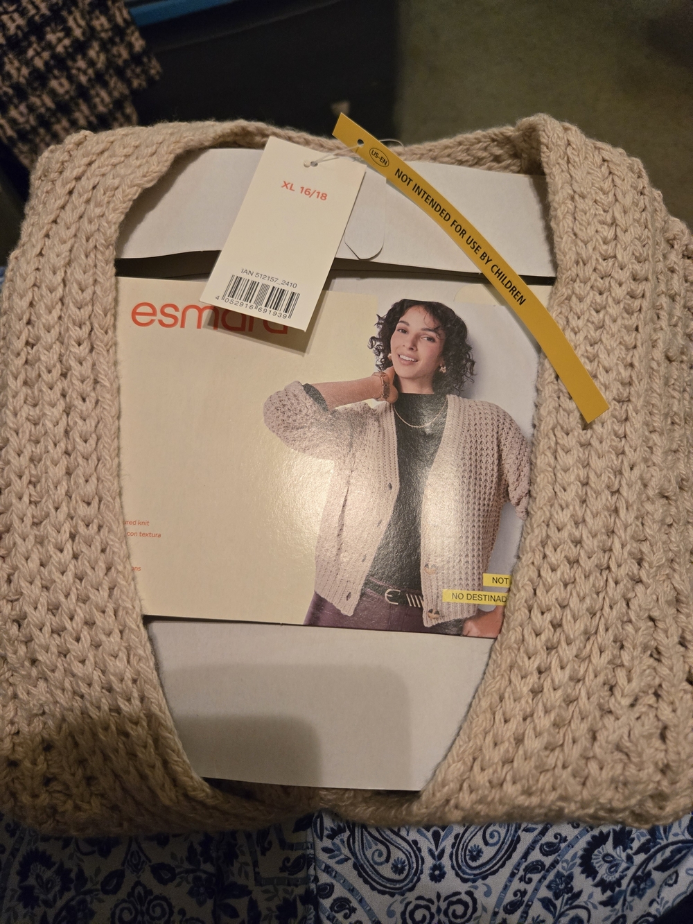 Esmara Women's Chunky Knit Cardigan - Cream
